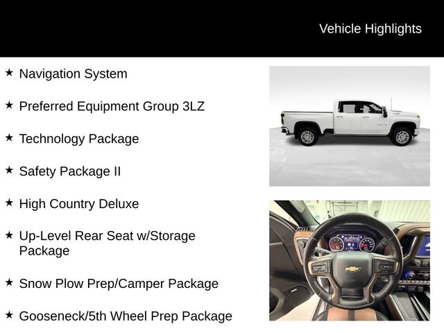Certified 2022 Chevrolet Silverado 2500 High Country w/ Z71 Off-Road Package AWD/4WD image 16