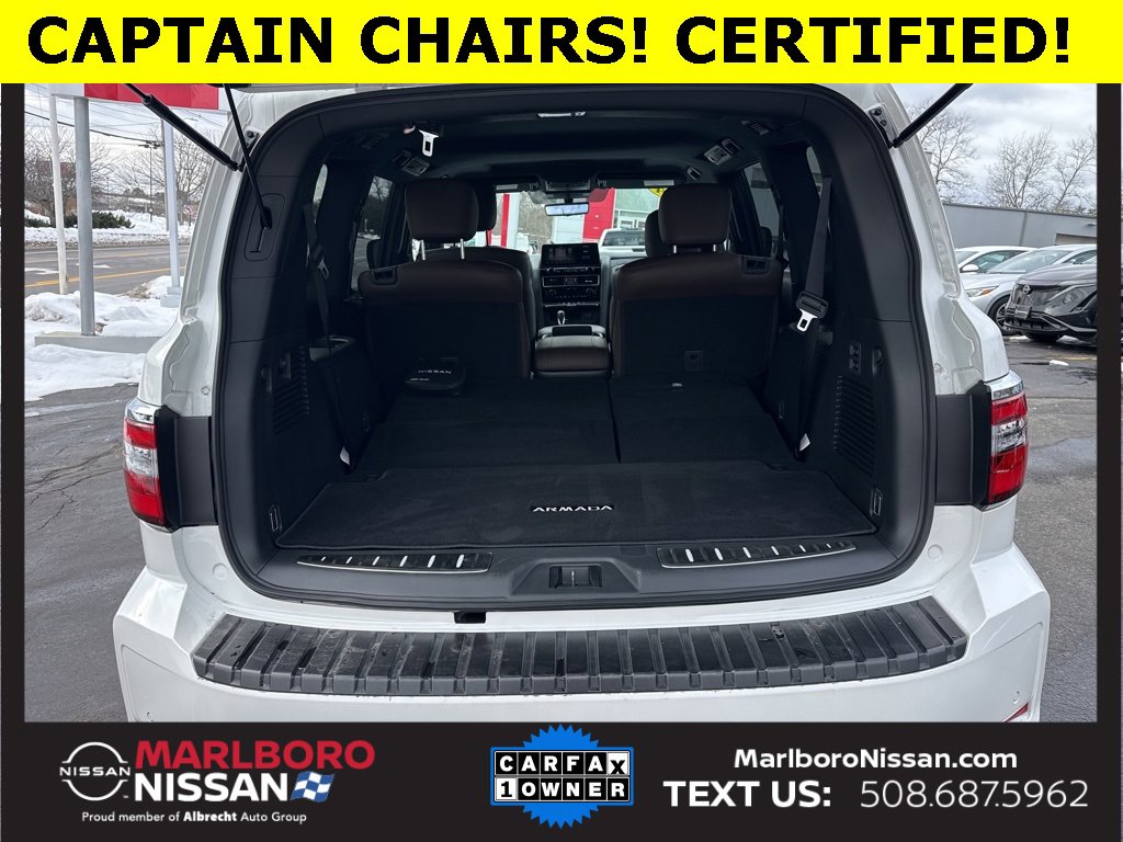 Certified 2024 Nissan Armada Platinum w/ Captain's Chairs Package image 14