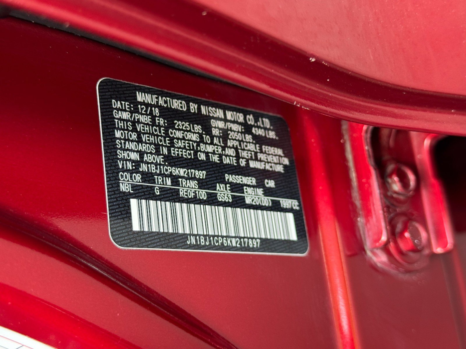 Used 2019 Nissan Rogue Sport S w/ Appearance Package FWD image 39