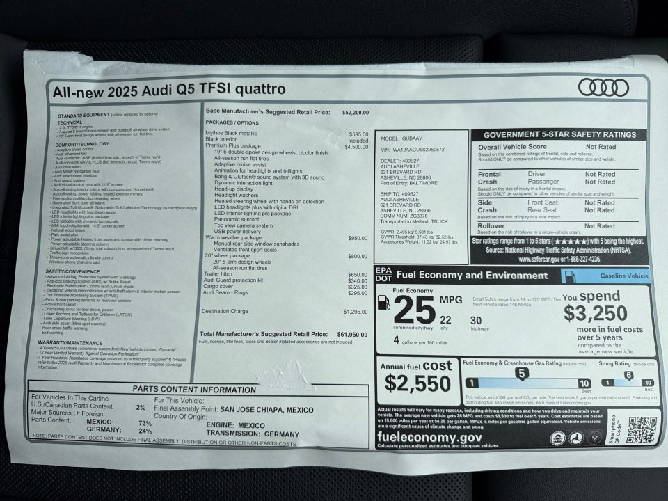 New 2025 Audi Q5 Premium Plus image 33