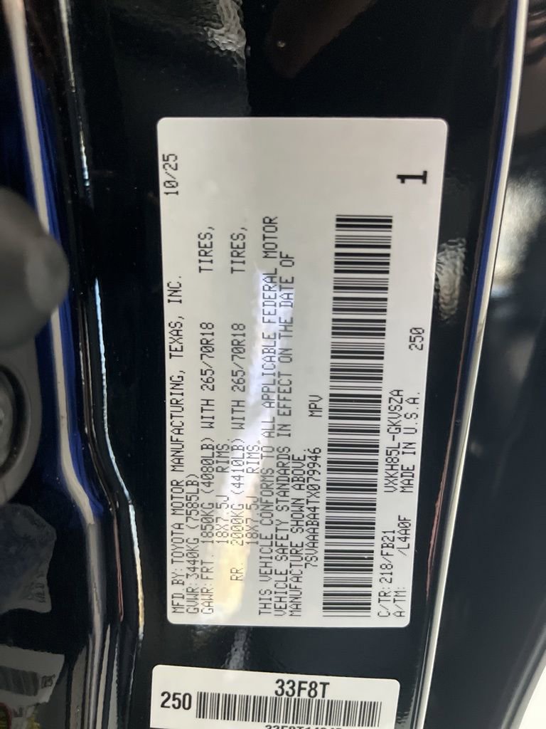 Certified 2026 Toyota Sequoia SR5 w/ TRD Off-Road Package image 85