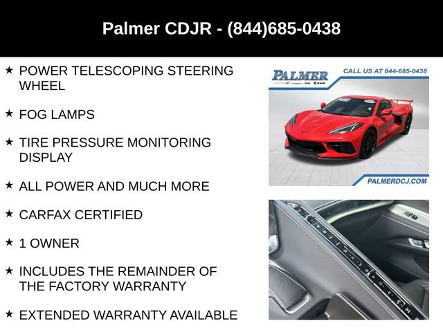 Used 2024 Chevrolet Corvette Stingray Preferred Cpe w/ Z51 Performance Package RWD image 24