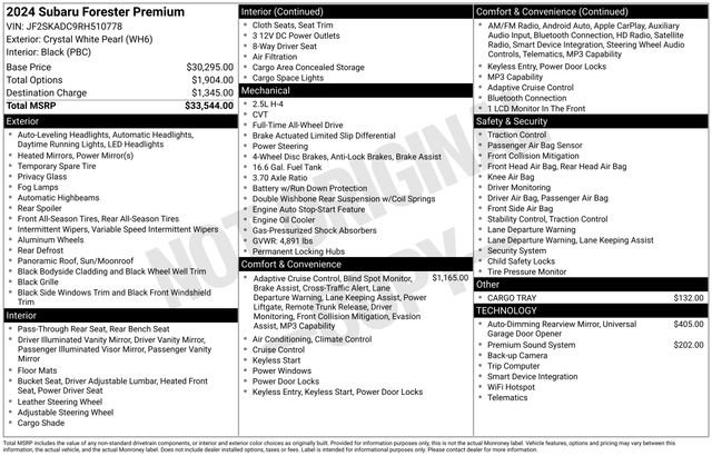 Used 2024 Subaru Forester Premium image 35
