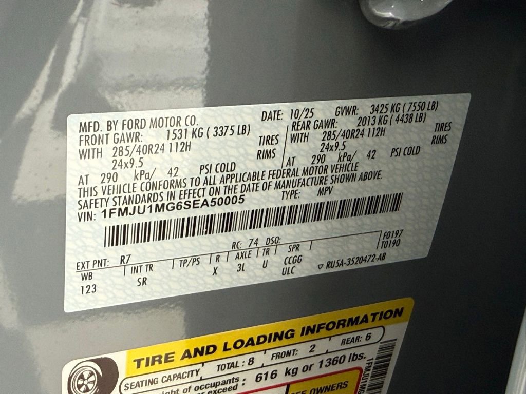 New 2025 Ford Expedition Platinum w/ Platinum Ultimate Package image 52