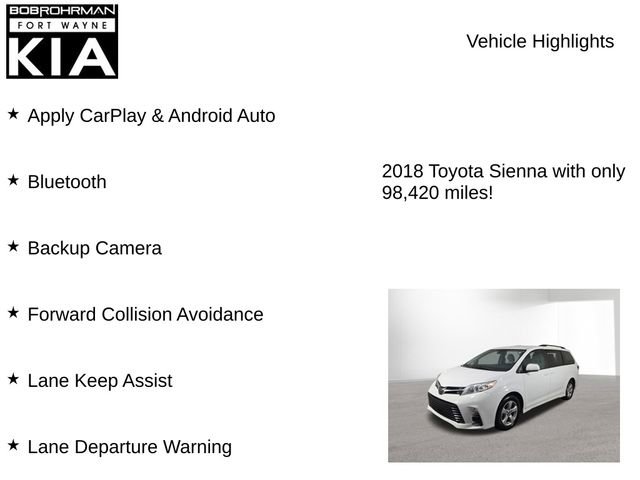 Used 2018 Toyota Sienna LE image 7