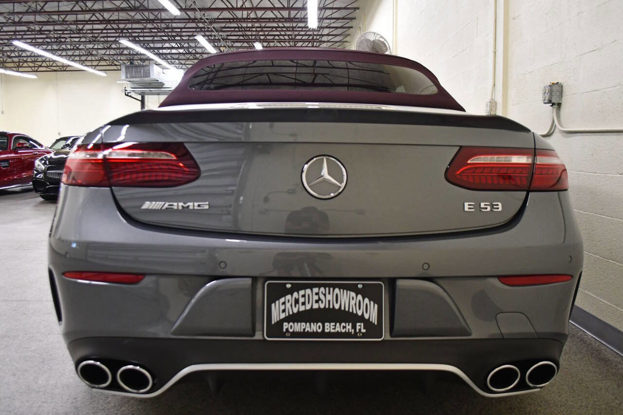 Used 2021 Mercedes-Benz E 53 AMG 4MATIC Cabriolet image 31