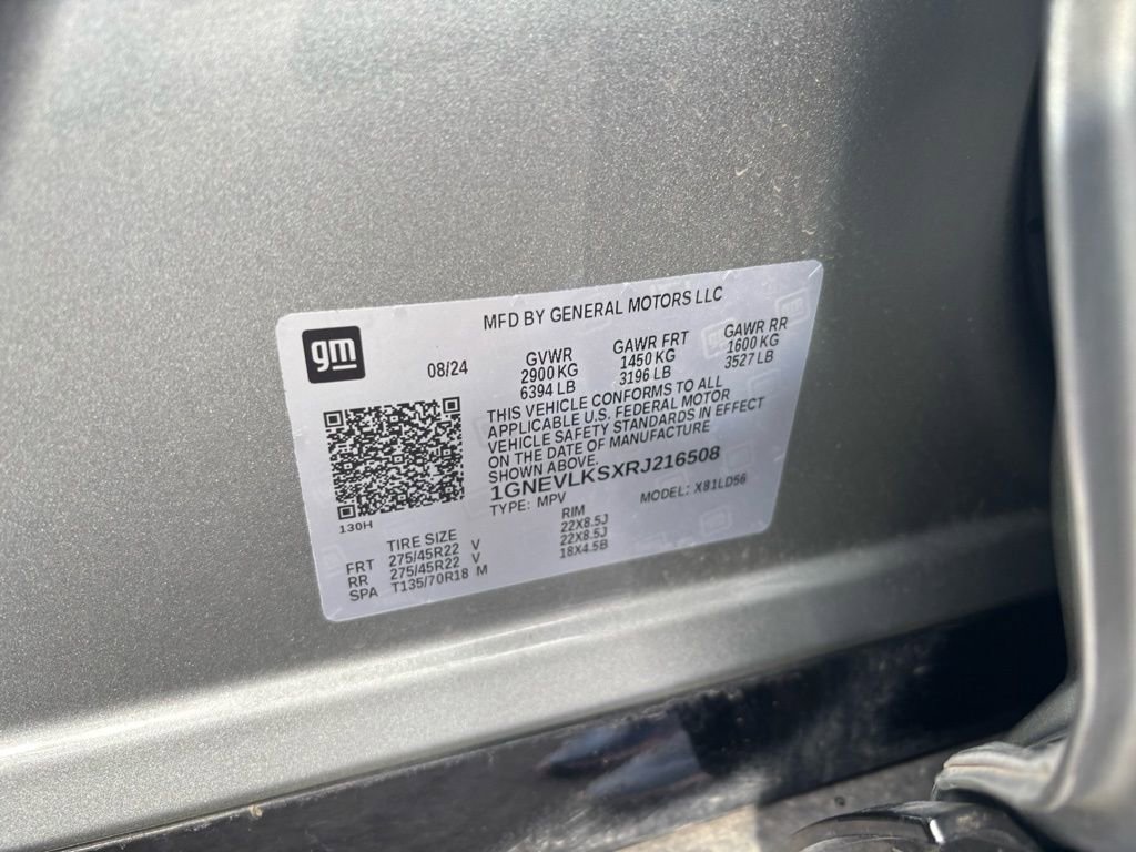 Used 2024 Chevrolet Traverse RS w/ LPO, Floor Liner Package image 15