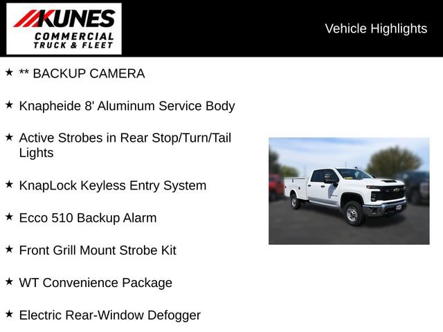 New 2024 Chevrolet Silverado 2500 W/T w/ WT Convenience Package RWD image 3