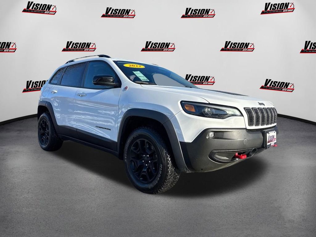 Used 2022 Jeep Cherokee Trailhawk w/ Premium Leather Package video 3