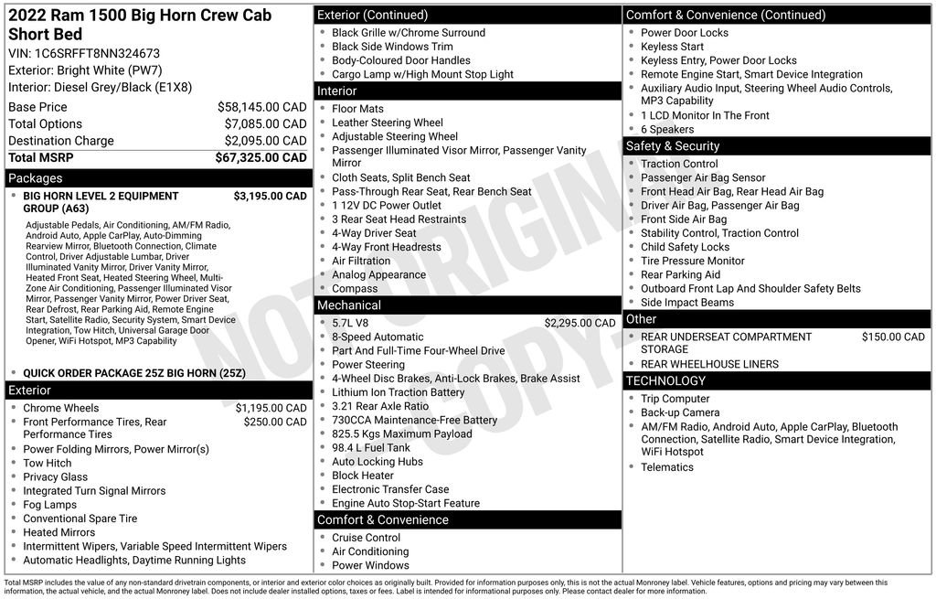 Used 2022 RAM 1500 Big Horn image 26