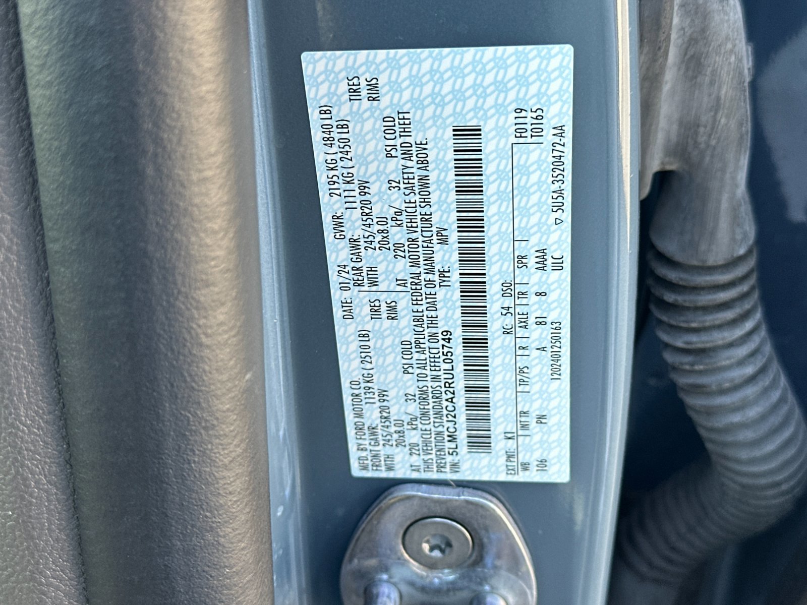 Certified 2024 Lincoln Corsair Reserve w/ Equipment Group 201A image 30