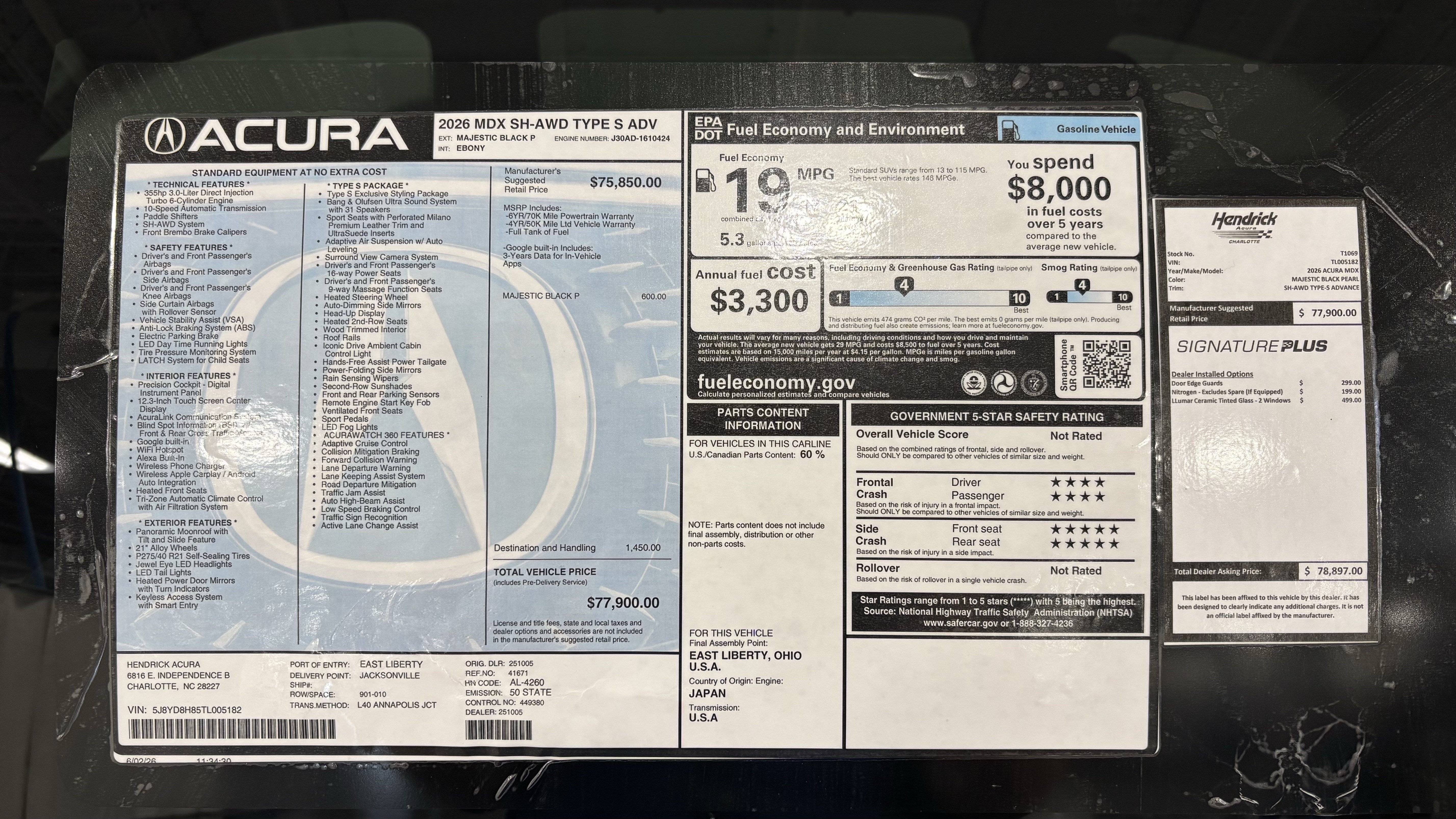 New 2026 Acura MDX Type S AWD/4WD image 35