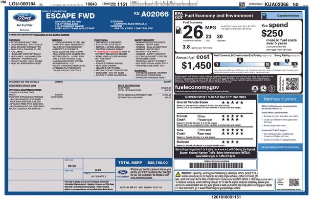 Used 2019 Ford Escape SE FWD image 2