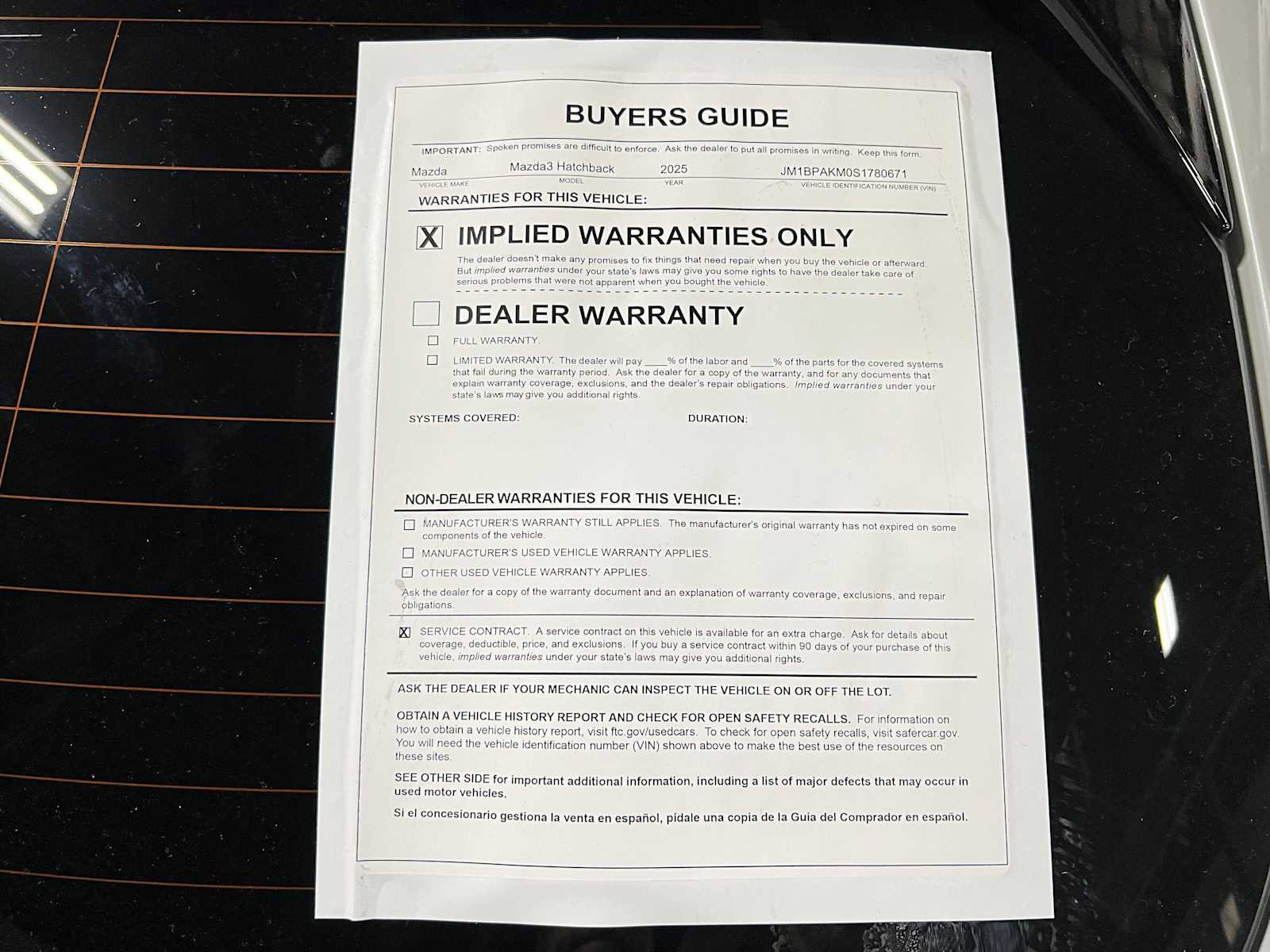 Used 2025 MAZDA MAZDA3 s Sport FWD image 44