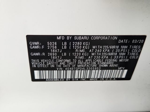 Used 2020 Subaru Outback Touring XT image 28