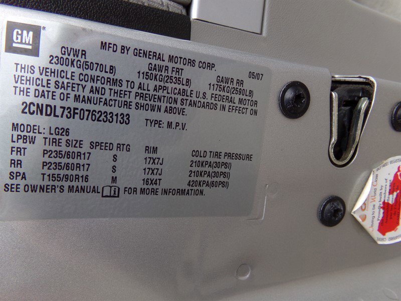 Used 2007 Chevrolet Equinox LT w/ LT Preferred Equipment Group image 69