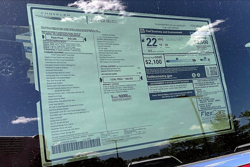 New 2027 Chrysler Pacifica Select FWD image 14