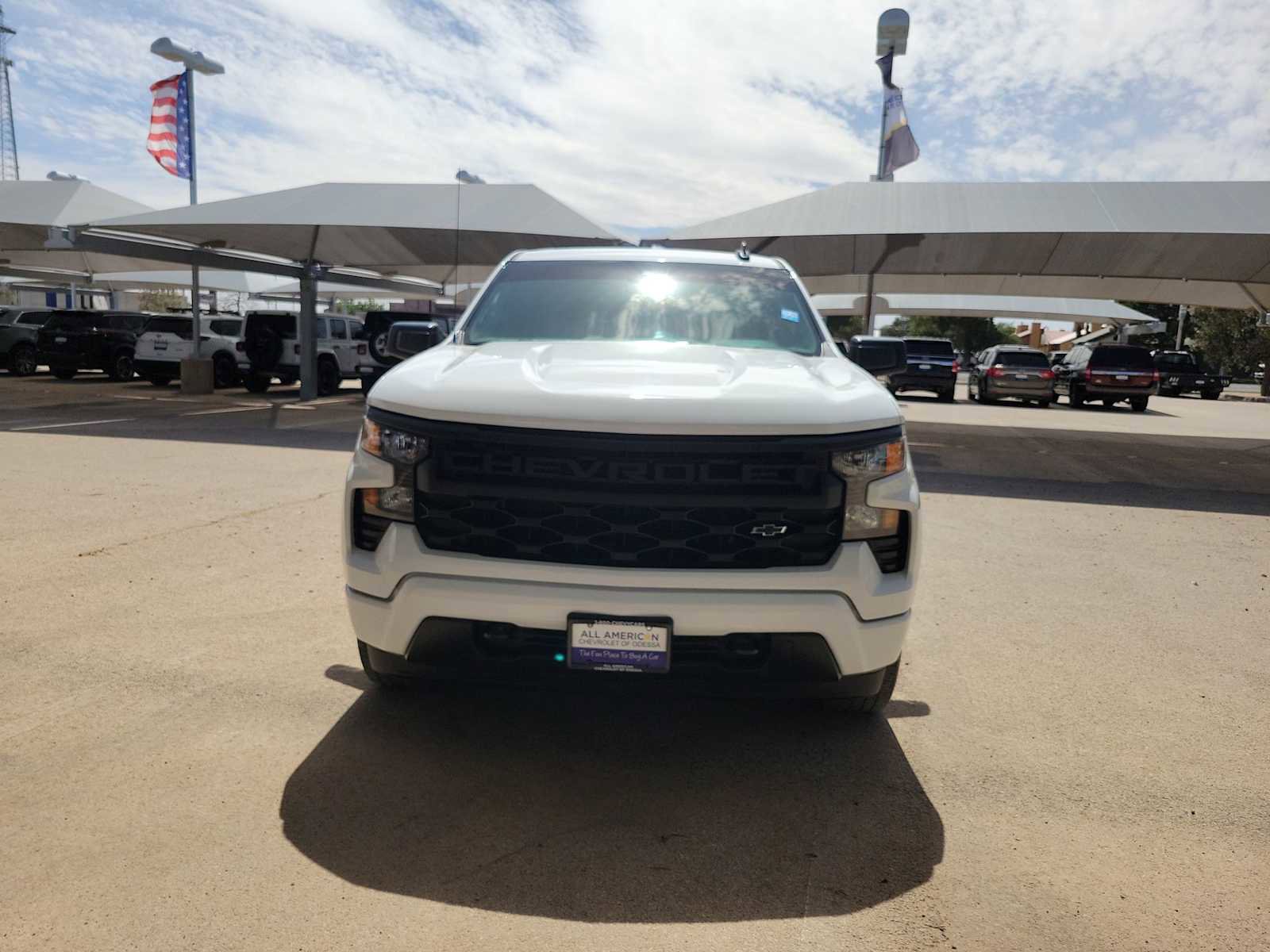 Used 2023 Chevrolet Silverado 1500 Custom w/ LPO, Dark Essentials Package RWD image 3