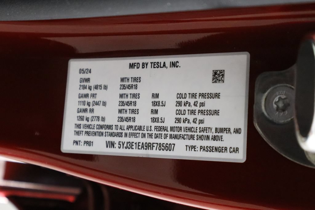 Used 2024 Tesla Model 3 Standard Range RWD image 45
