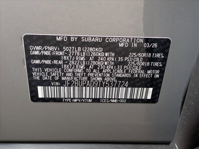 New 2026 Subaru Outback Premium AWD/4WD image 19