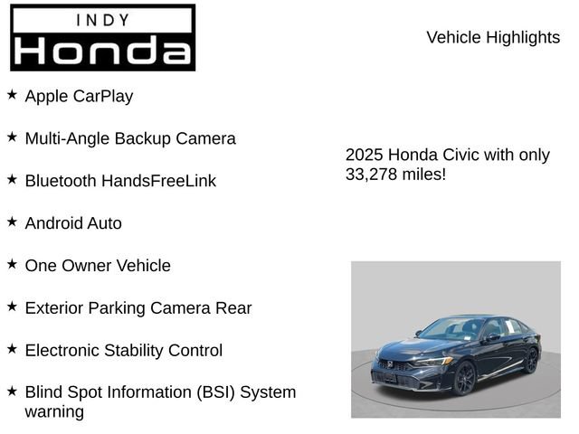 Used 2025 Honda Civic Sport image 7