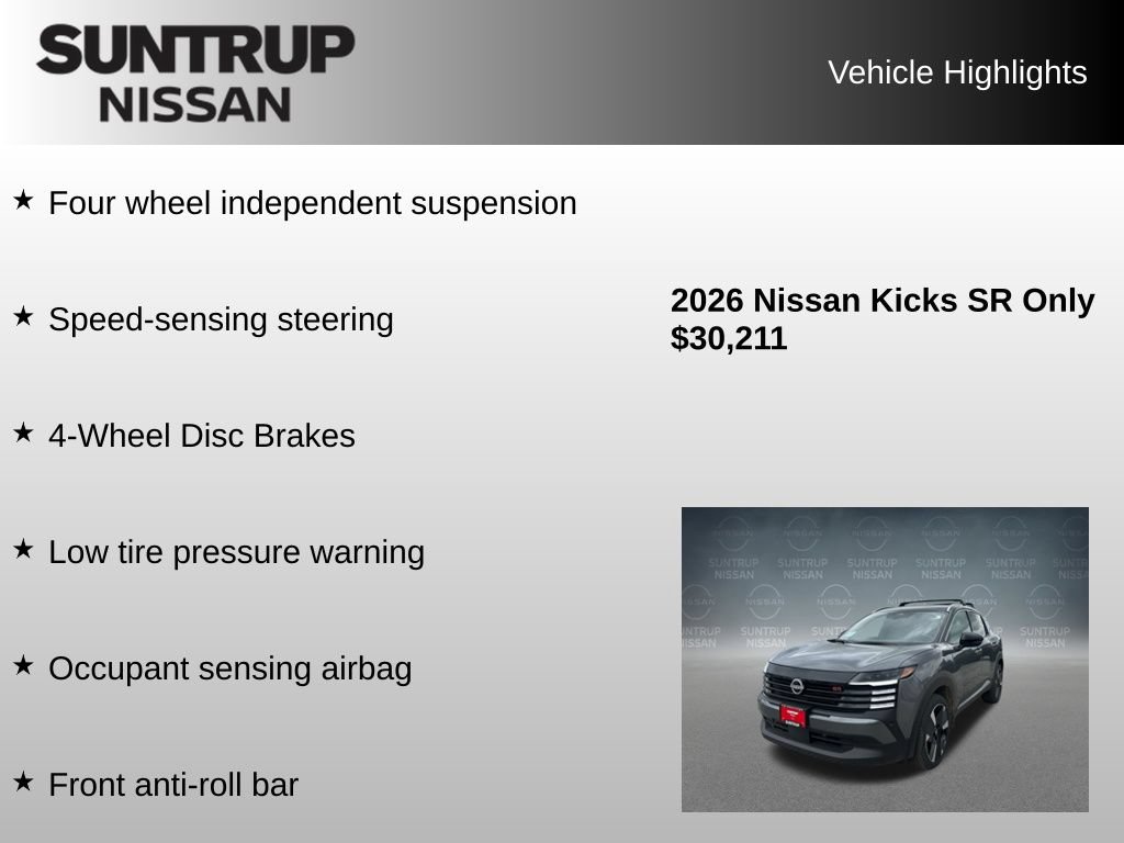 Used 2026 Nissan Kicks SR w/ Cold Weather Package AWD/4WD image 16