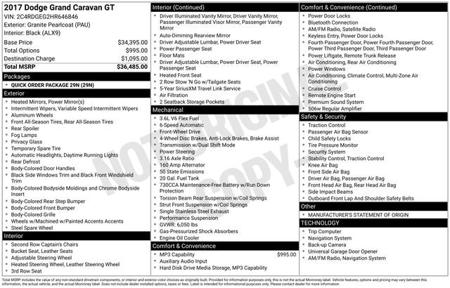 Used 2017 Dodge Grand Caravan GT FWD image 28