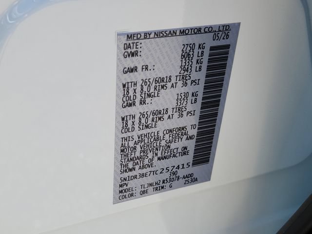 New 2026 Nissan Pathfinder Rock Creek AWD/4WD image 12