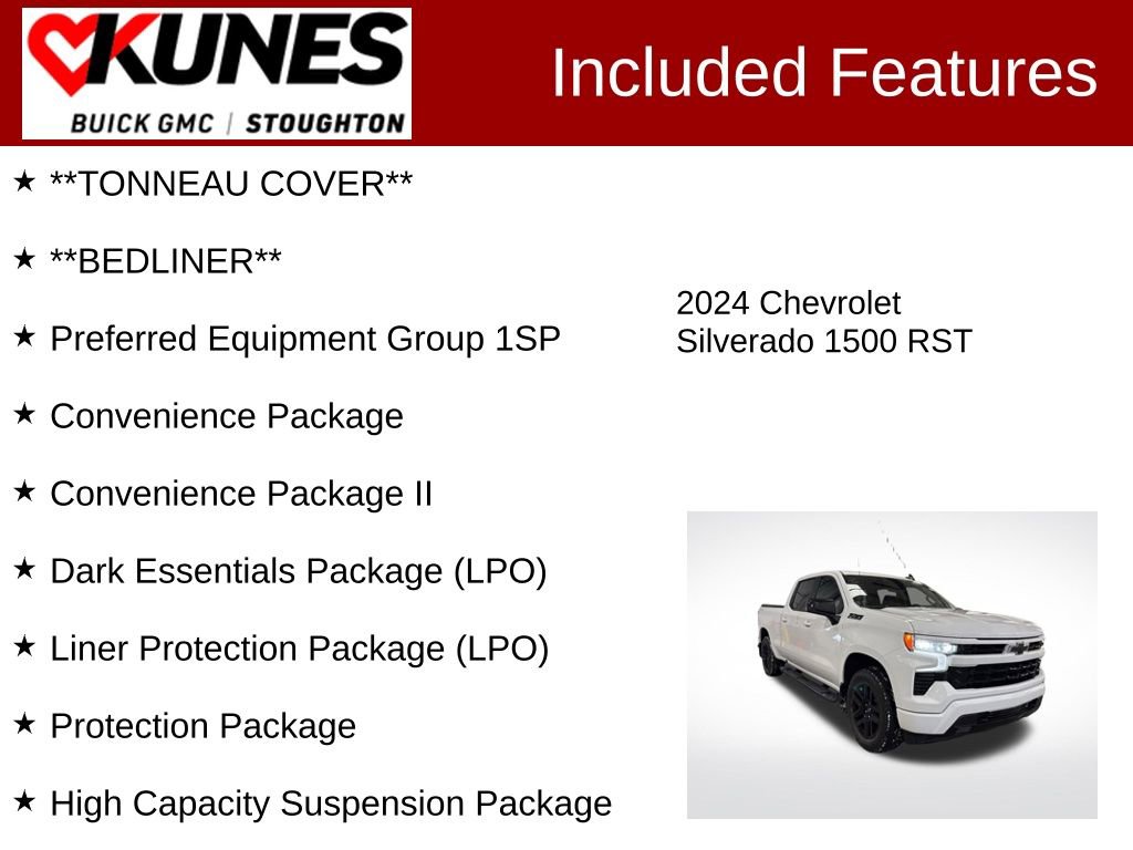 Used 2024 Chevrolet Silverado 1500 RST w/ Convenience Package II image 3