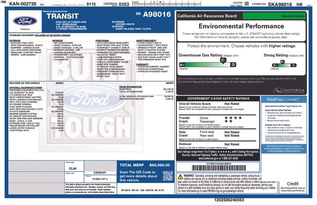 New 2025 Ford Transit 250 Low Roof AWD image 17