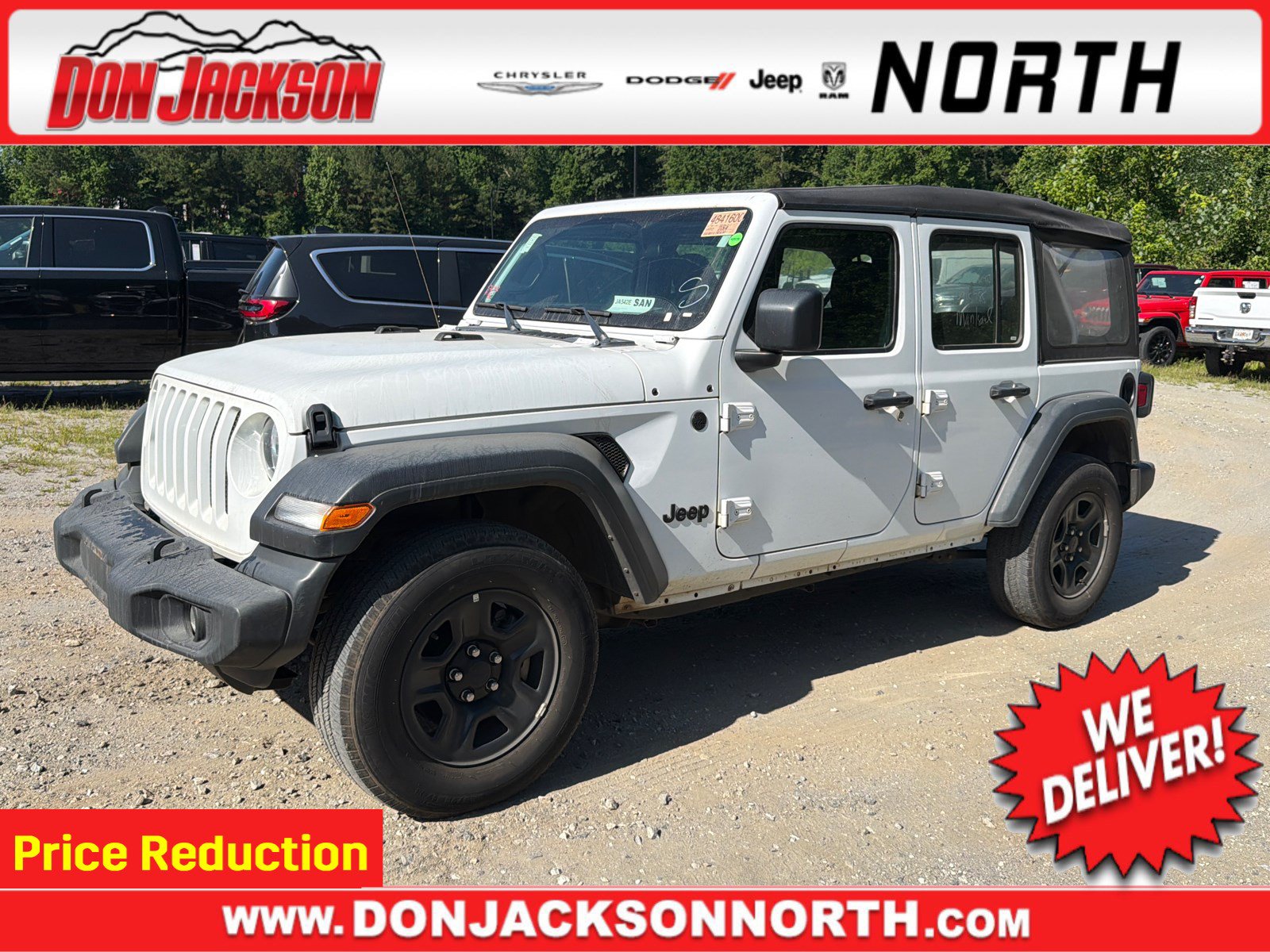 Used 2023 Jeep Wrangler Unlimited Sport AWD/4WD image 1