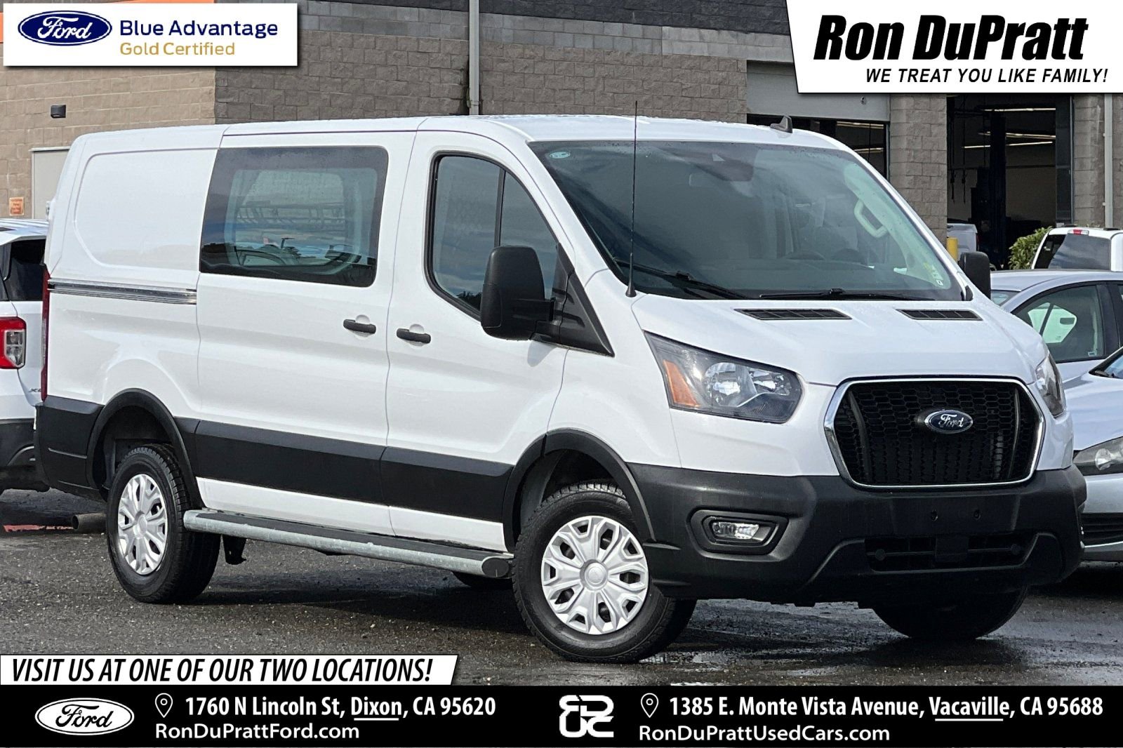 Certified 2023 Ford Transit 250 Low Roof w/ Exterior Upgrade Package