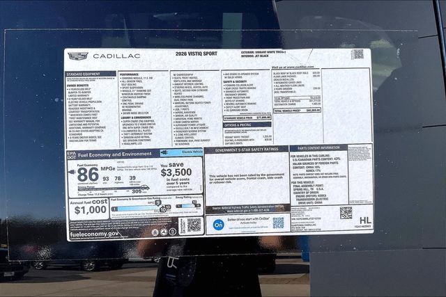 New 2026 Cadillac Vistiq Sport image 15