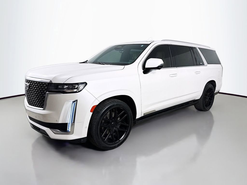 Used 2021 Cadillac Escalade ESV Premium Luxury w/ Driver Assist Tech Package image 3