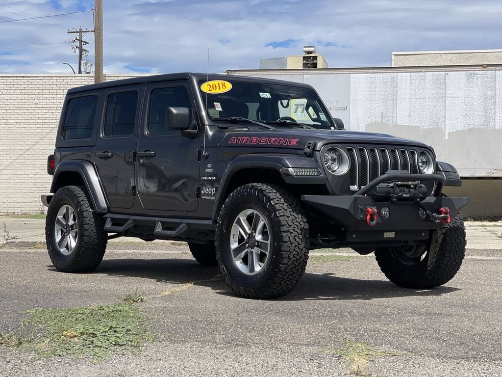 Used 2018 Jeep Wrangler Unlimited Sahara AWD/4WD image 1