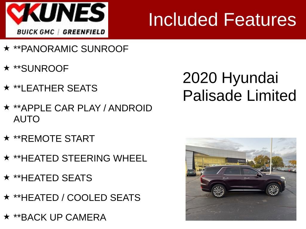 Used 2020 Hyundai Palisade Limited image 2