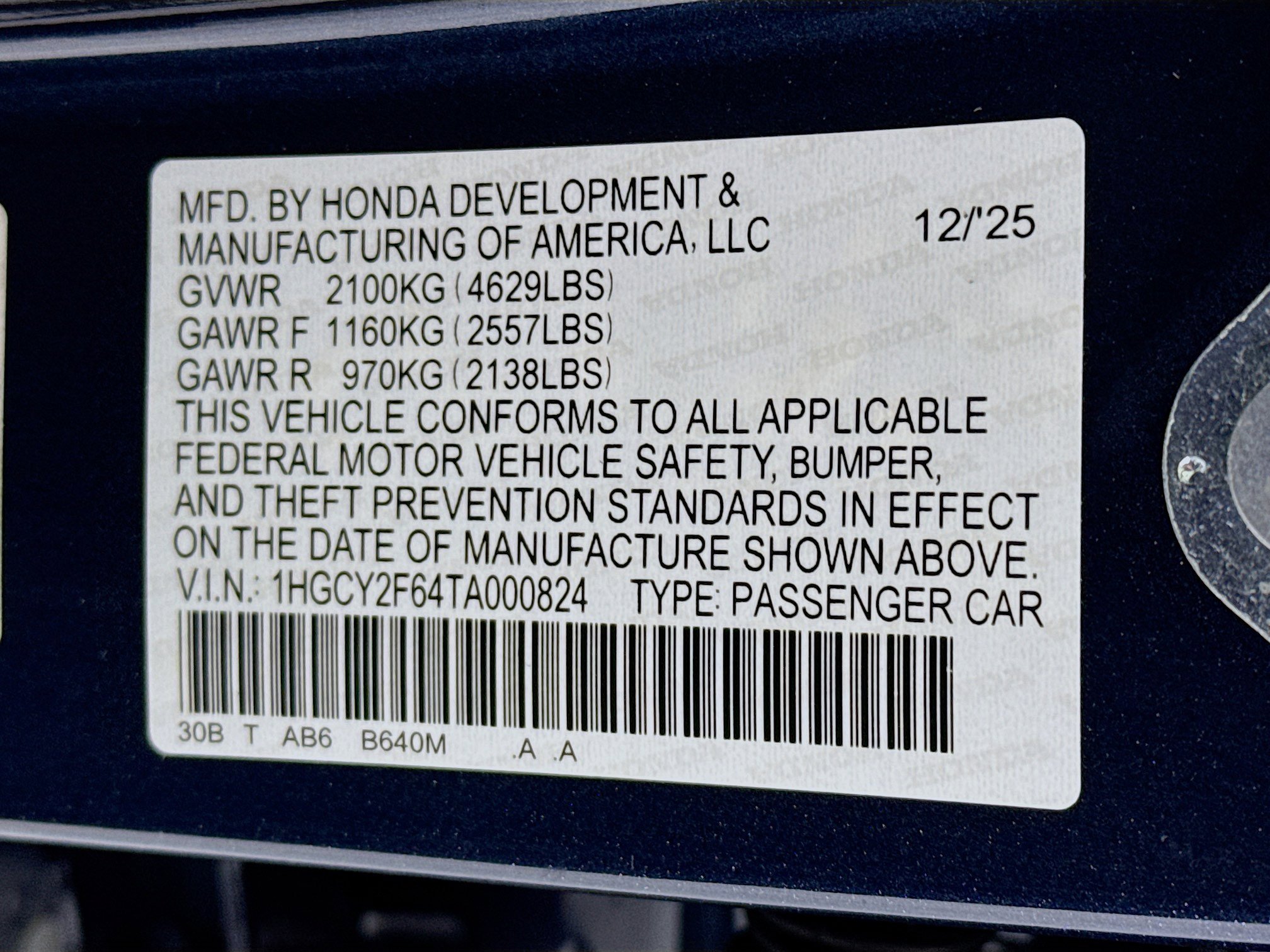 New 2026 Honda Accord EX-L image 31
