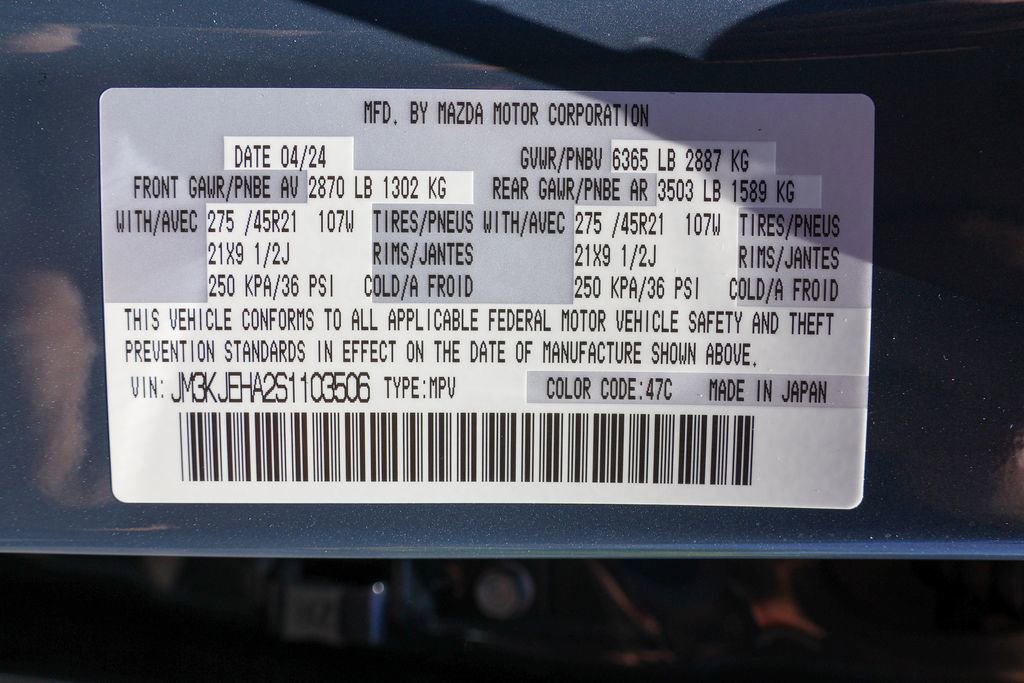 Used 2025 MAZDA CX-70 Plug-In Hybrid w/ Premium Plus image 42