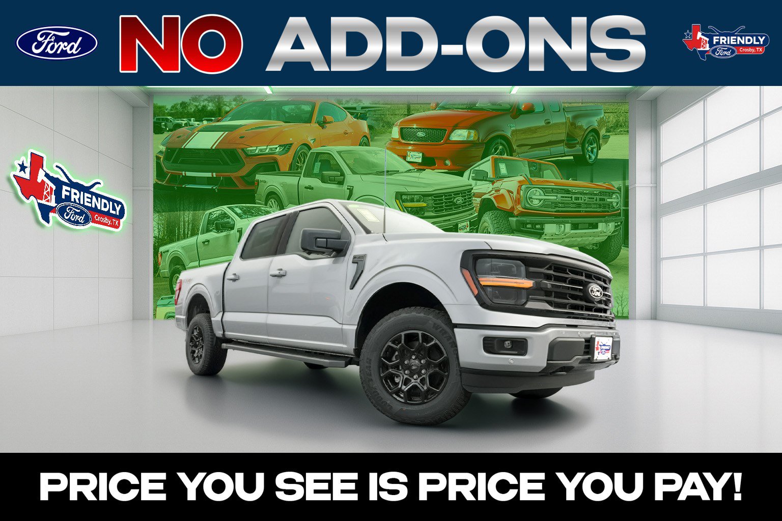 New 2026 Ford F150 XLT w/ Equipment Group 302A MID