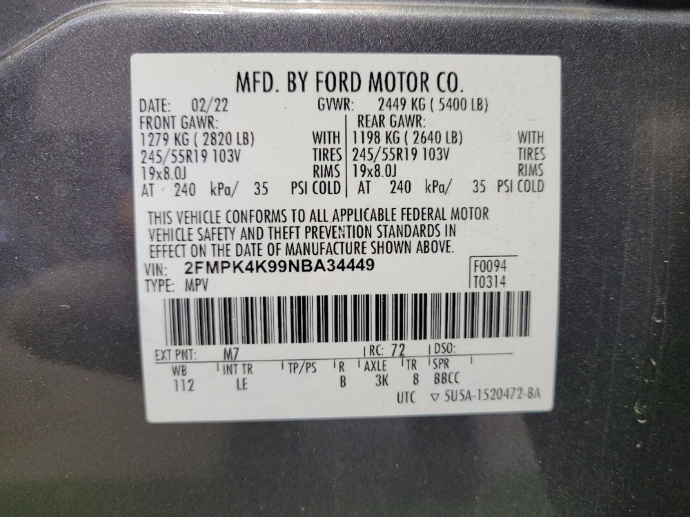 Used 2022 Ford Edge Titanium AWD/4WD image 33