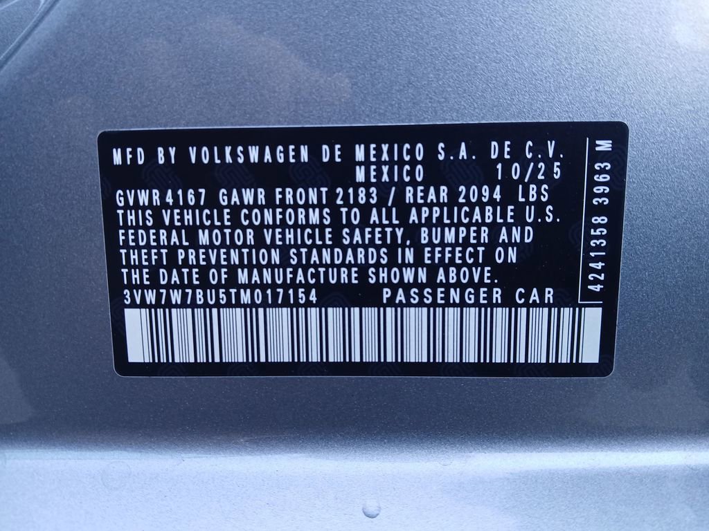 New 2026 Volkswagen Jetta SE image 29