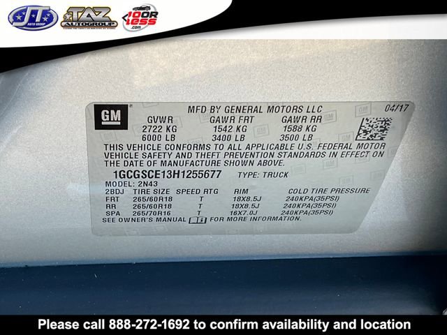 Used 2017 Chevrolet Colorado LT w/ Luxury Package, Chrome RWD image 21