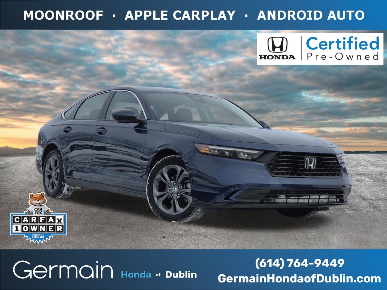 Certified 2023 Honda Accord EX