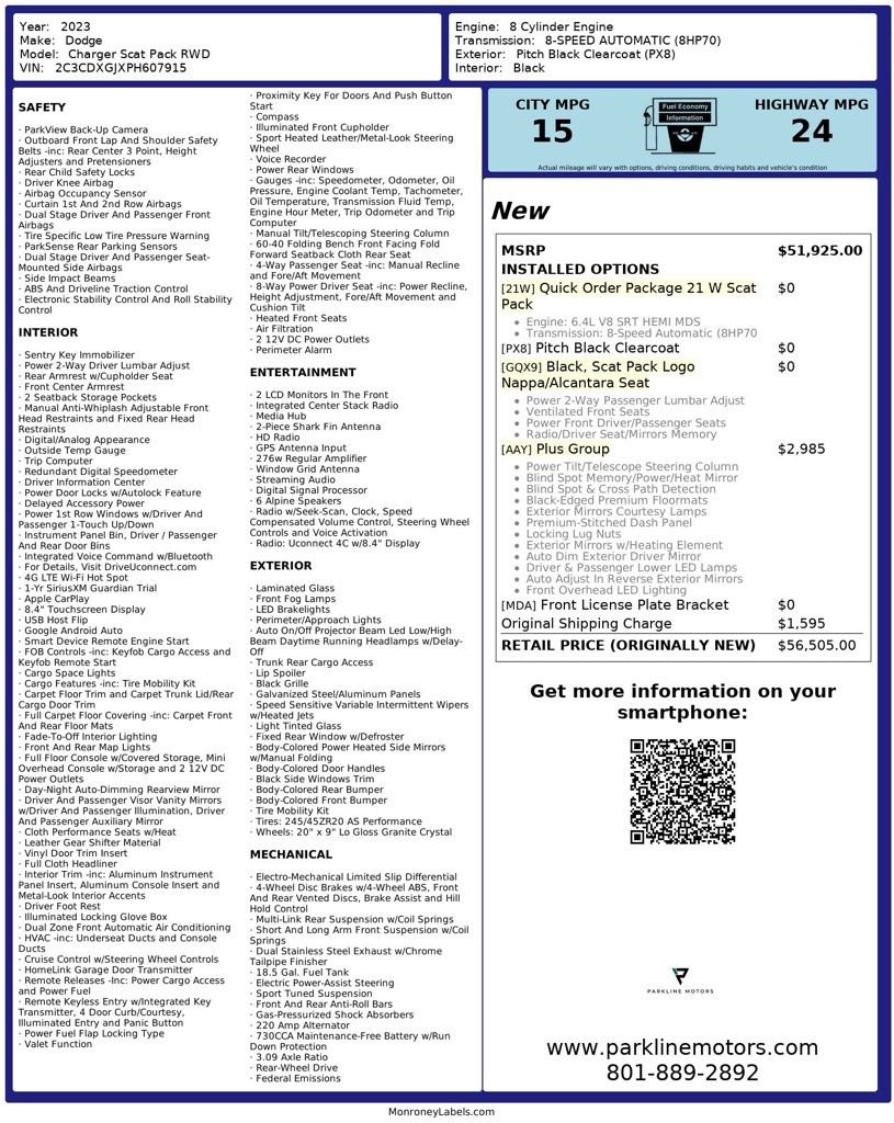 Used 2023 Dodge Charger Scat Pack w/ Plus Group image 30