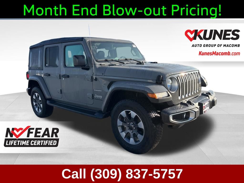 Used 2023 Jeep Wrangler Unlimited Sahara w/ Cold Weather Group AWD/4WD image 1