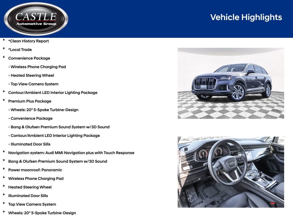 Used 2024 Audi Q7 3.0T Premium Plus AWD/4WD image 3