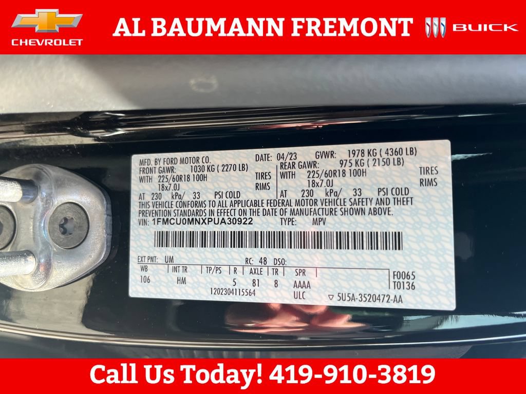Used 2023 Ford Escape ST-Line w/ Tech Pack #1 FWD image 30