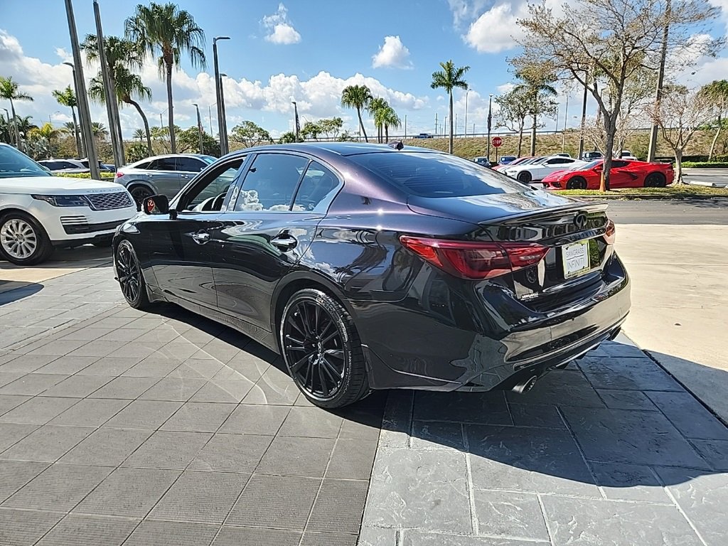 Used 2023 INFINITI Q50 Red Sport 400 w/ Black Opal Edition image 13