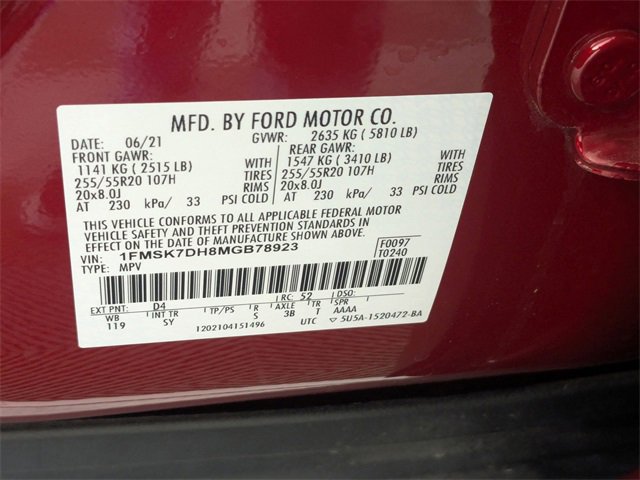 Used 2021 Ford Explorer XLT w/ Equipment Group 202A image 39