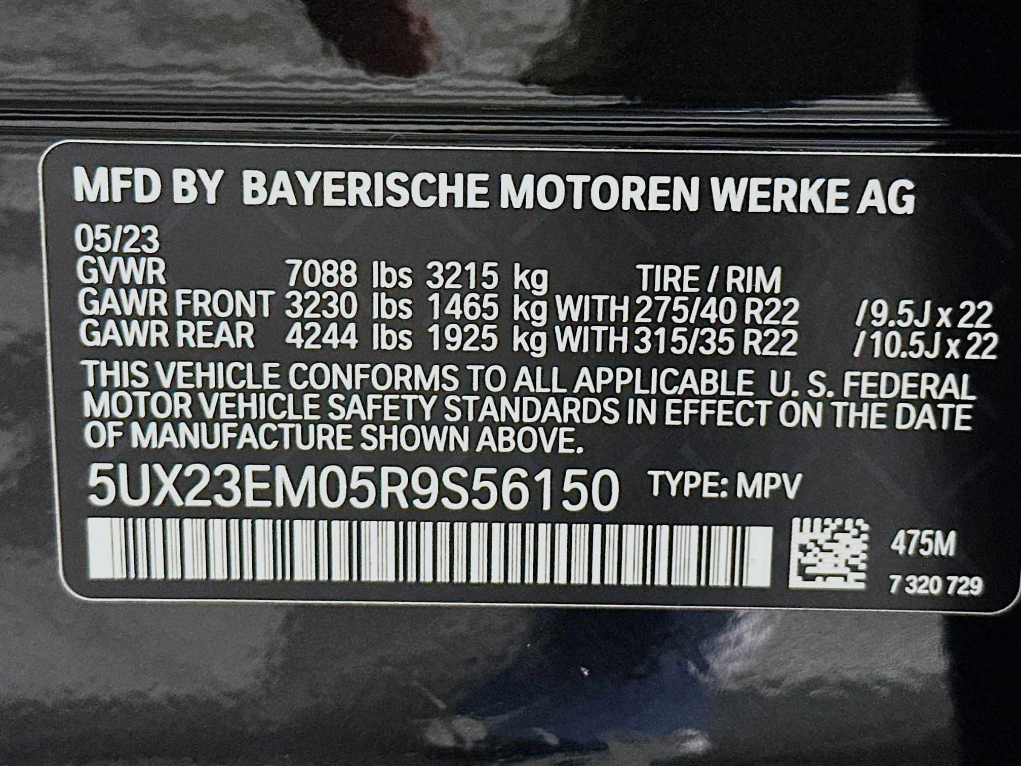 Used 2024 BMW X7 xDrive40i w/ M Sport Package image 38